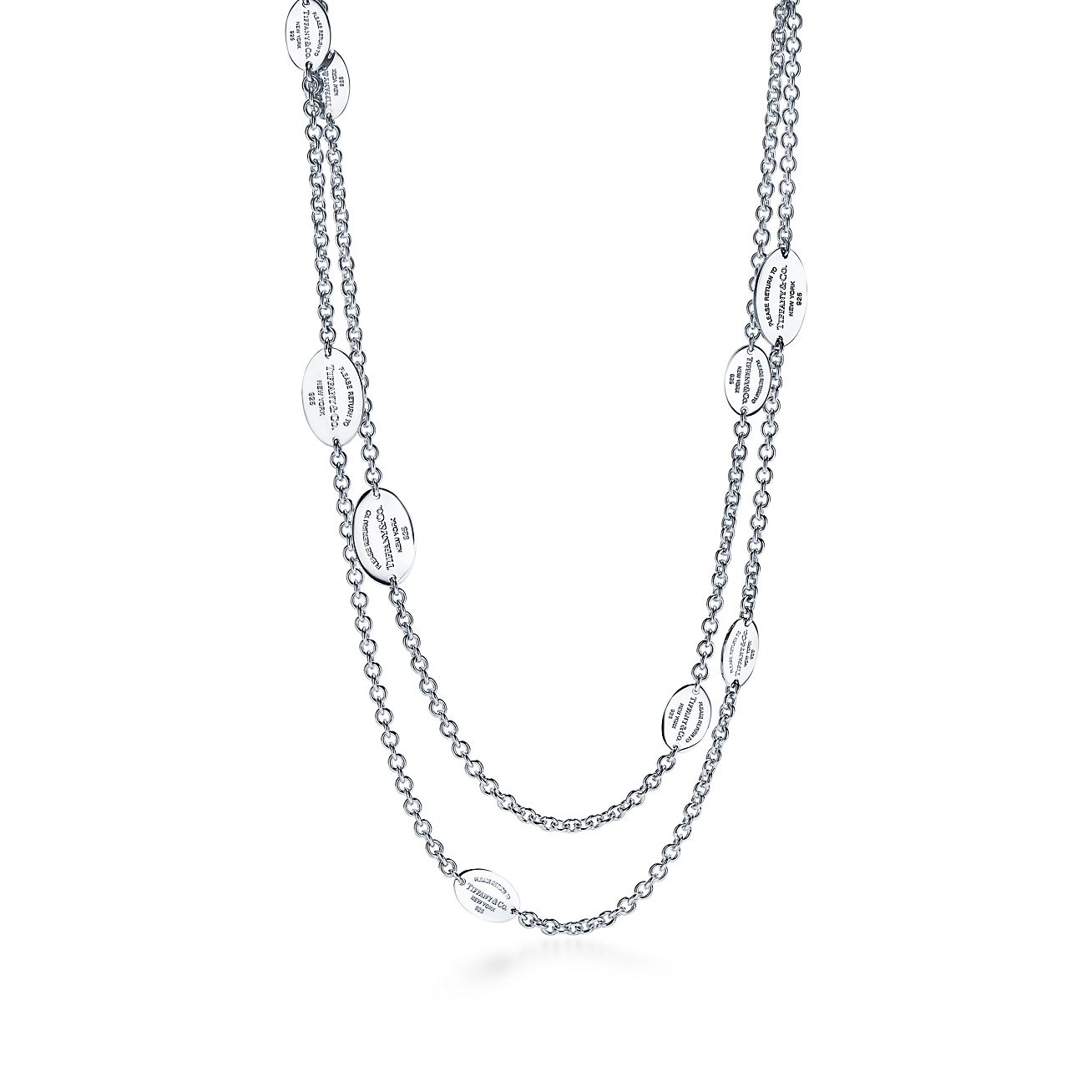 Return to Tiffany® Oval Tag Station Necklace