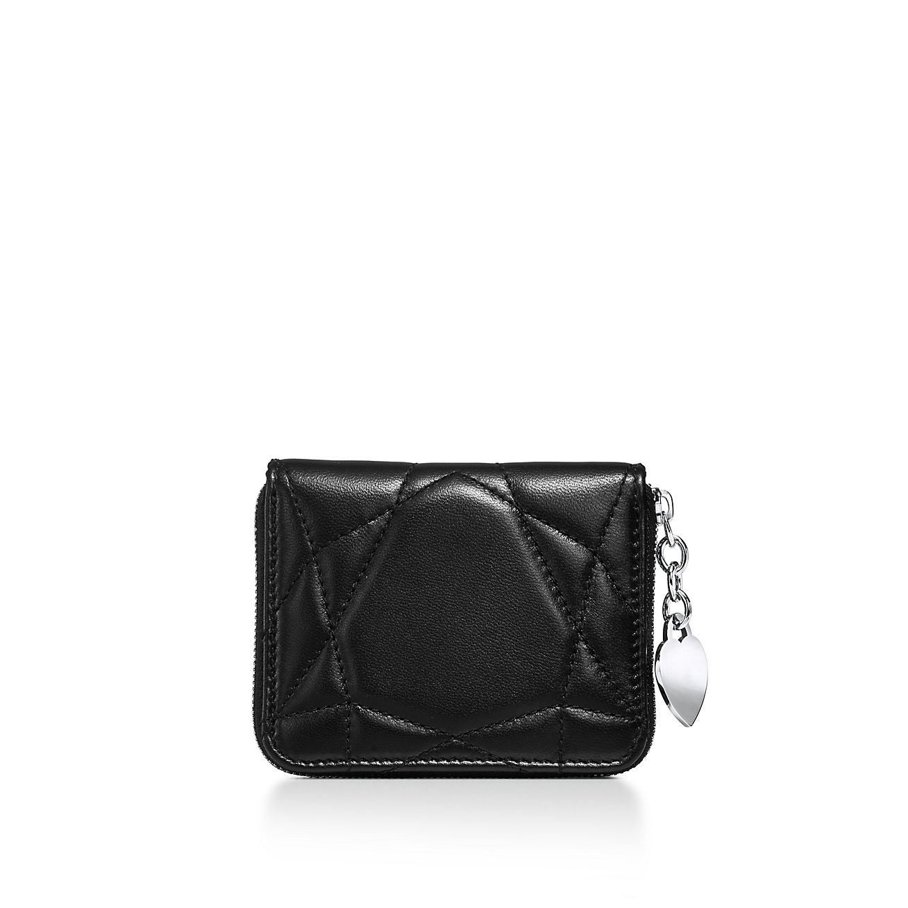 Return to Tiffany® Padded Small Wallet in Black Leather | Tiffany & Co. US