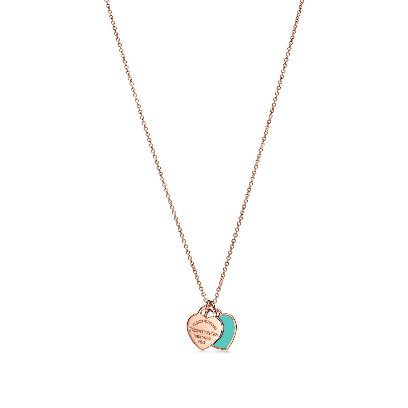 mini heart tiffany necklace
