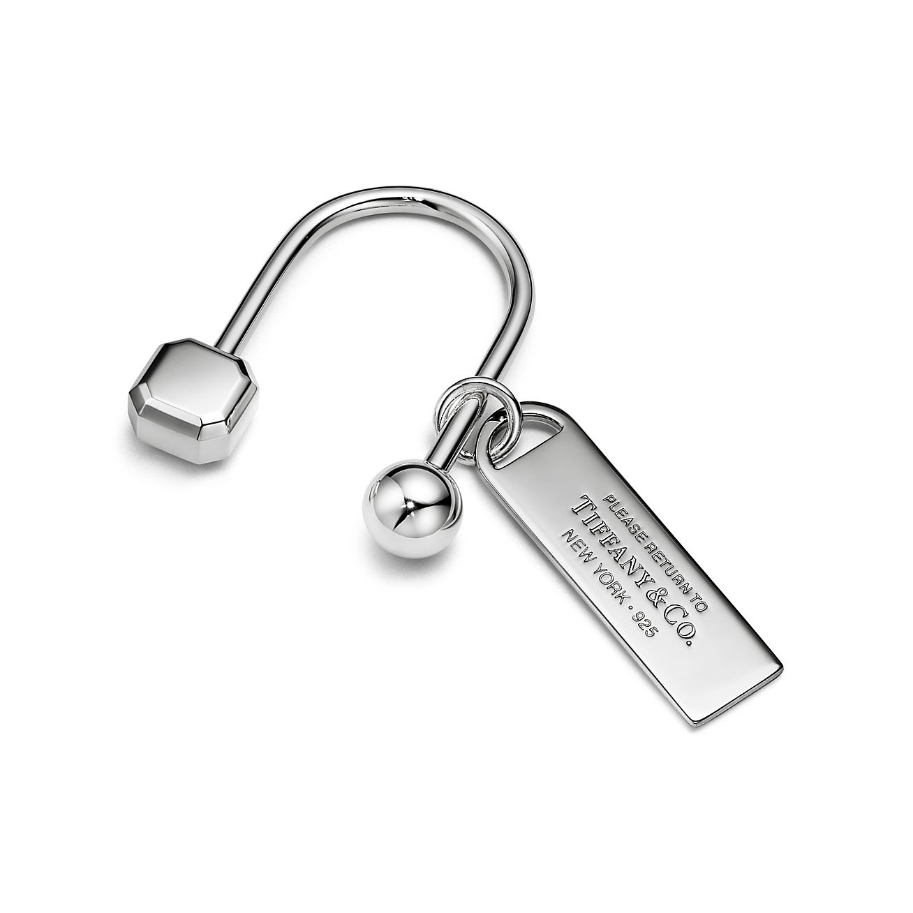 Tiffany silver clearance keyring