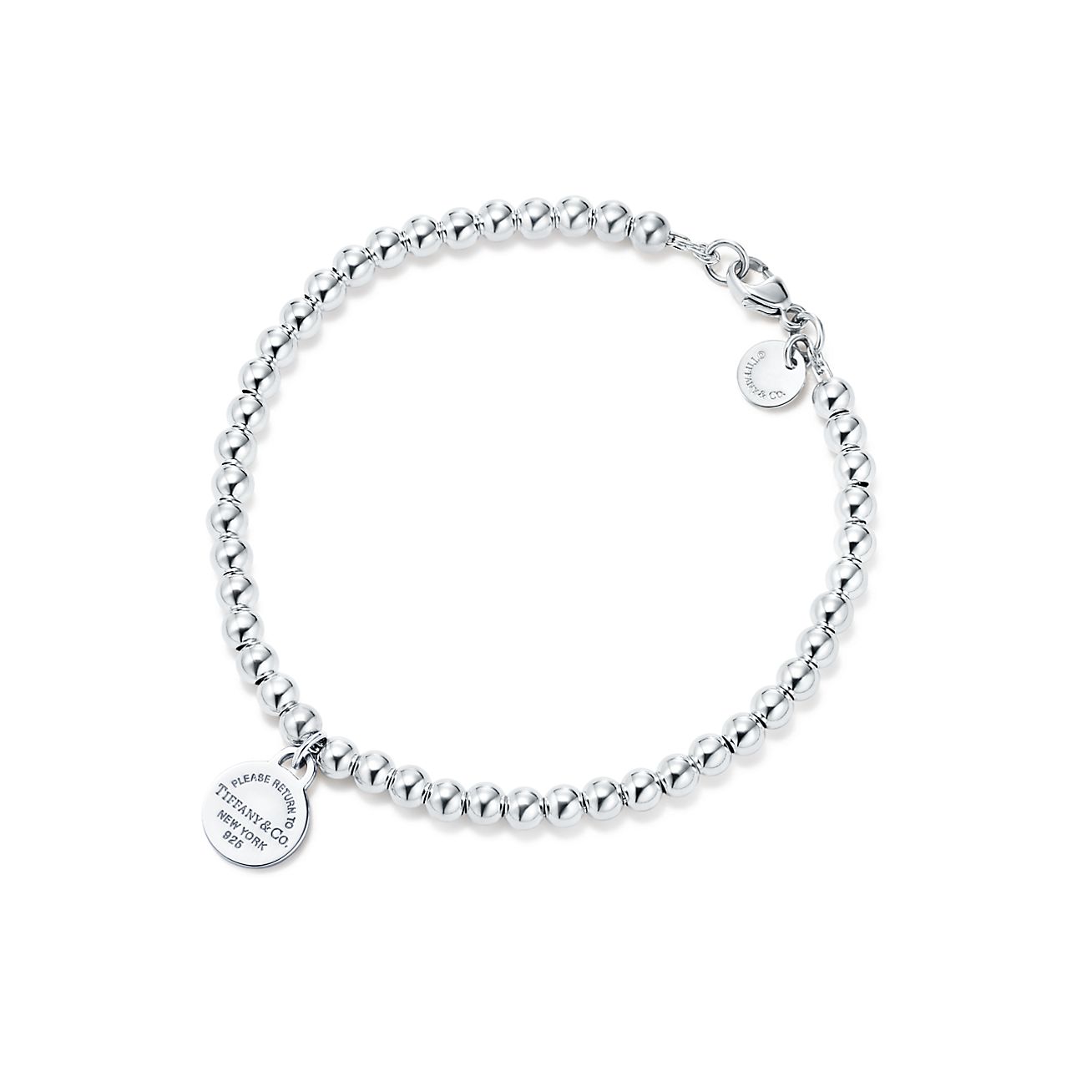 Return to Tiffany® round heart charm in 
