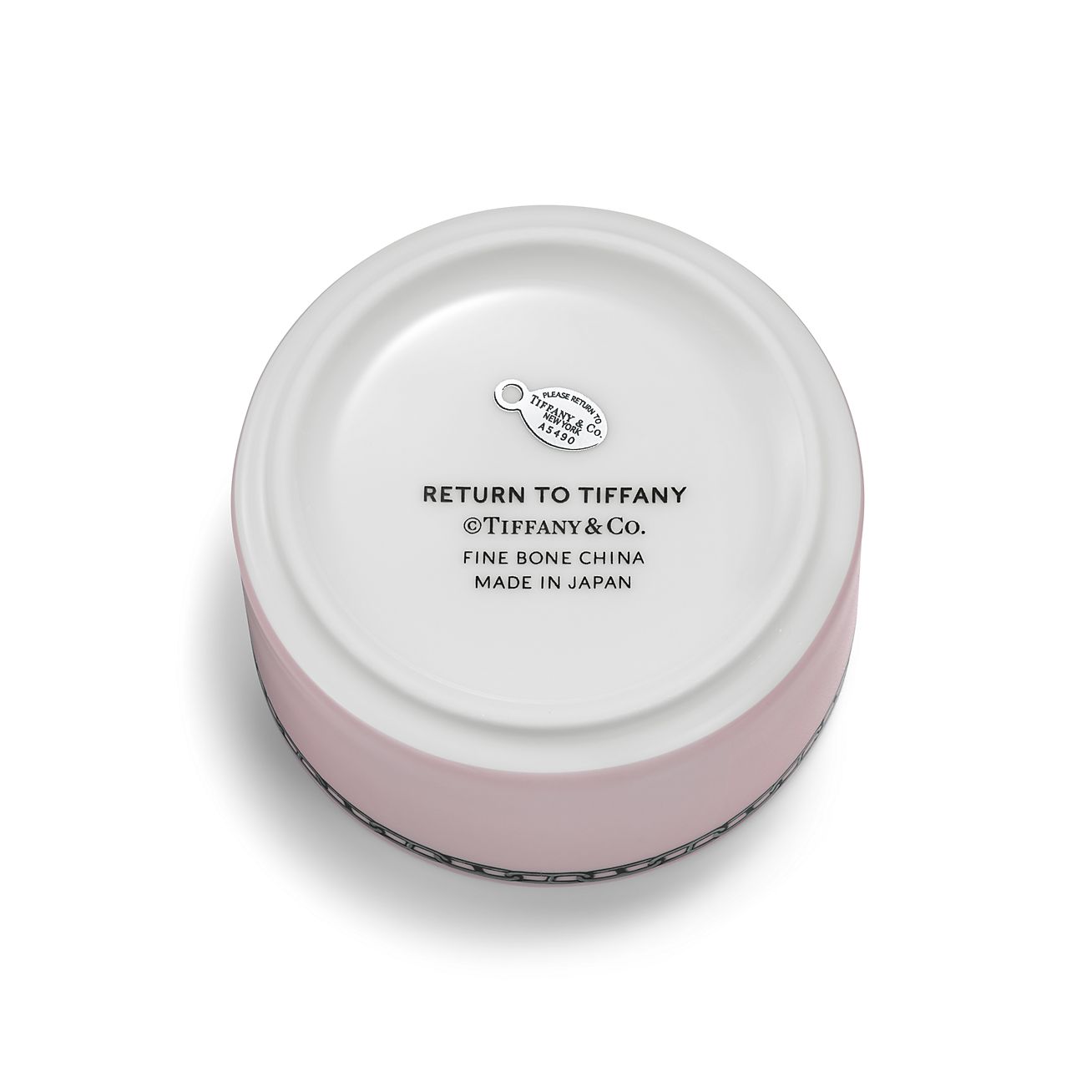 Return to Tiffany™ Small Box in Morganite Pink Bone China