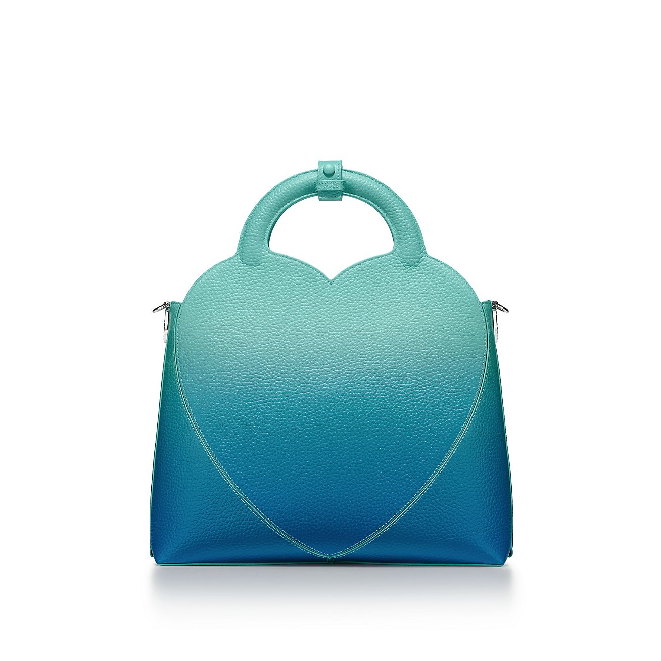 Return to Tiffany™ Small Tote Bag in Infinity Blue Leather