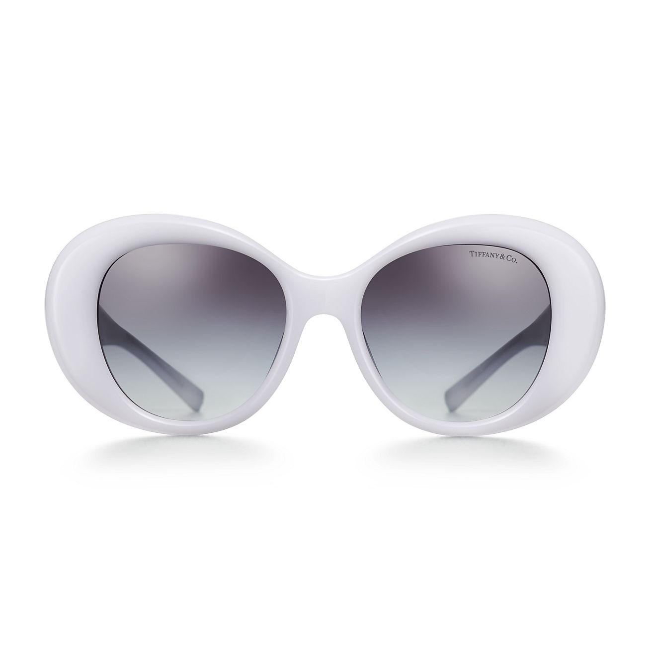 Return to Tiffany® Sunglasses in Opal White Acetate with Return to Tiffany® Sunglasses in Opal White Acetate with