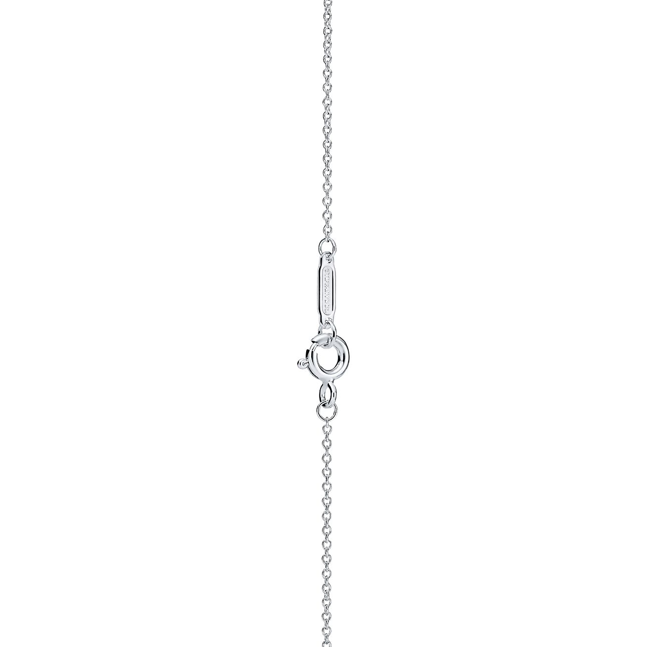 tiffany and co necklace two hearts