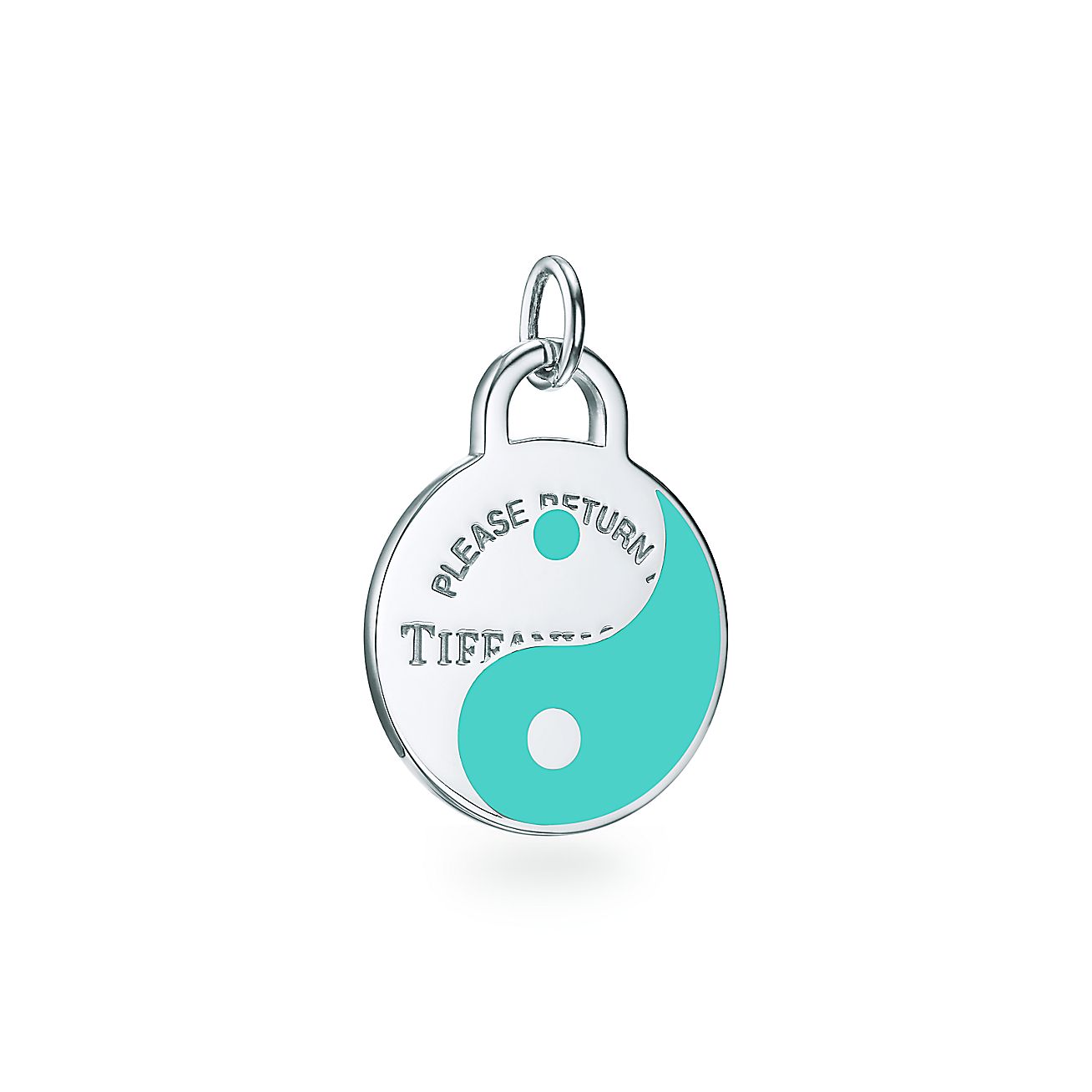 Return To Tiffany Tiffany Blue Yin And Yang Charm In Silver Medium Tiffany Co