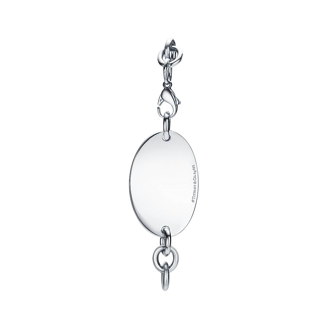 Return To Tiffany Ultra Oval Tag Bracelet In Sterling Silver Medium Size Medium