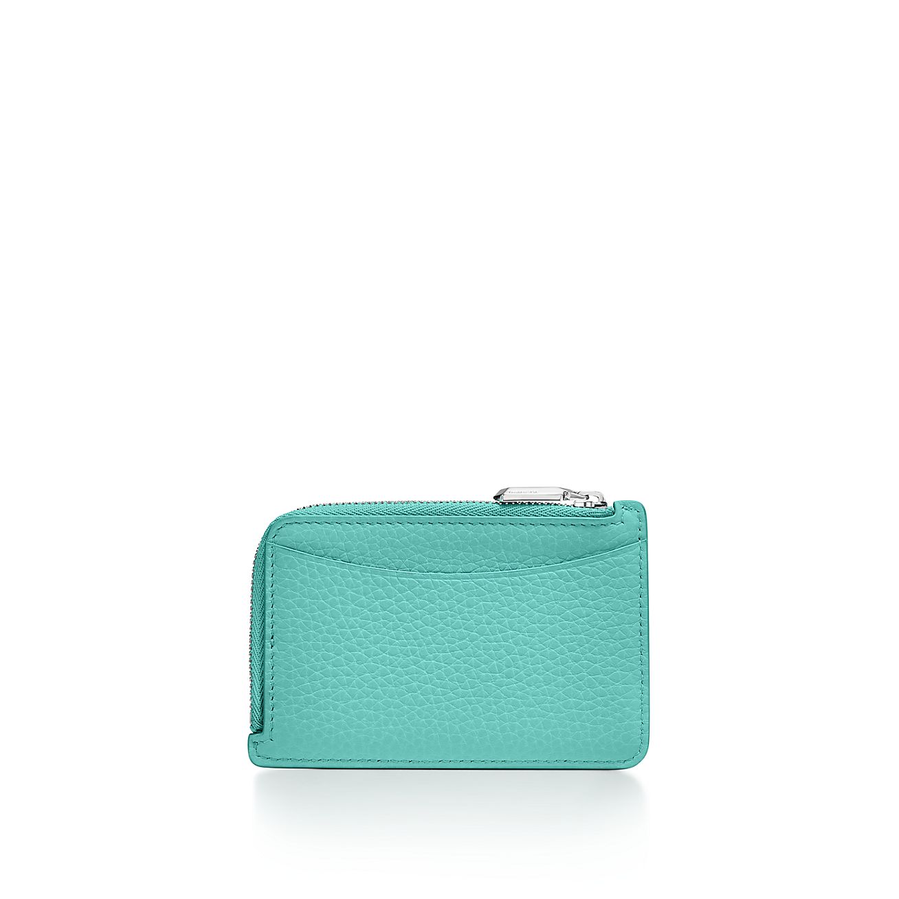 Return to Tiffany™ Zip Card Case in Tiffany Blue® Leather| Tiffany 