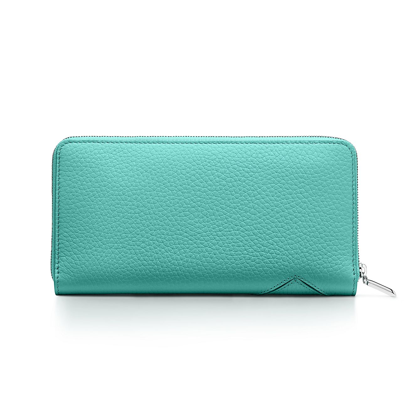 Return to Tiffany® Zip Wallet and Key Ring Set in Leather