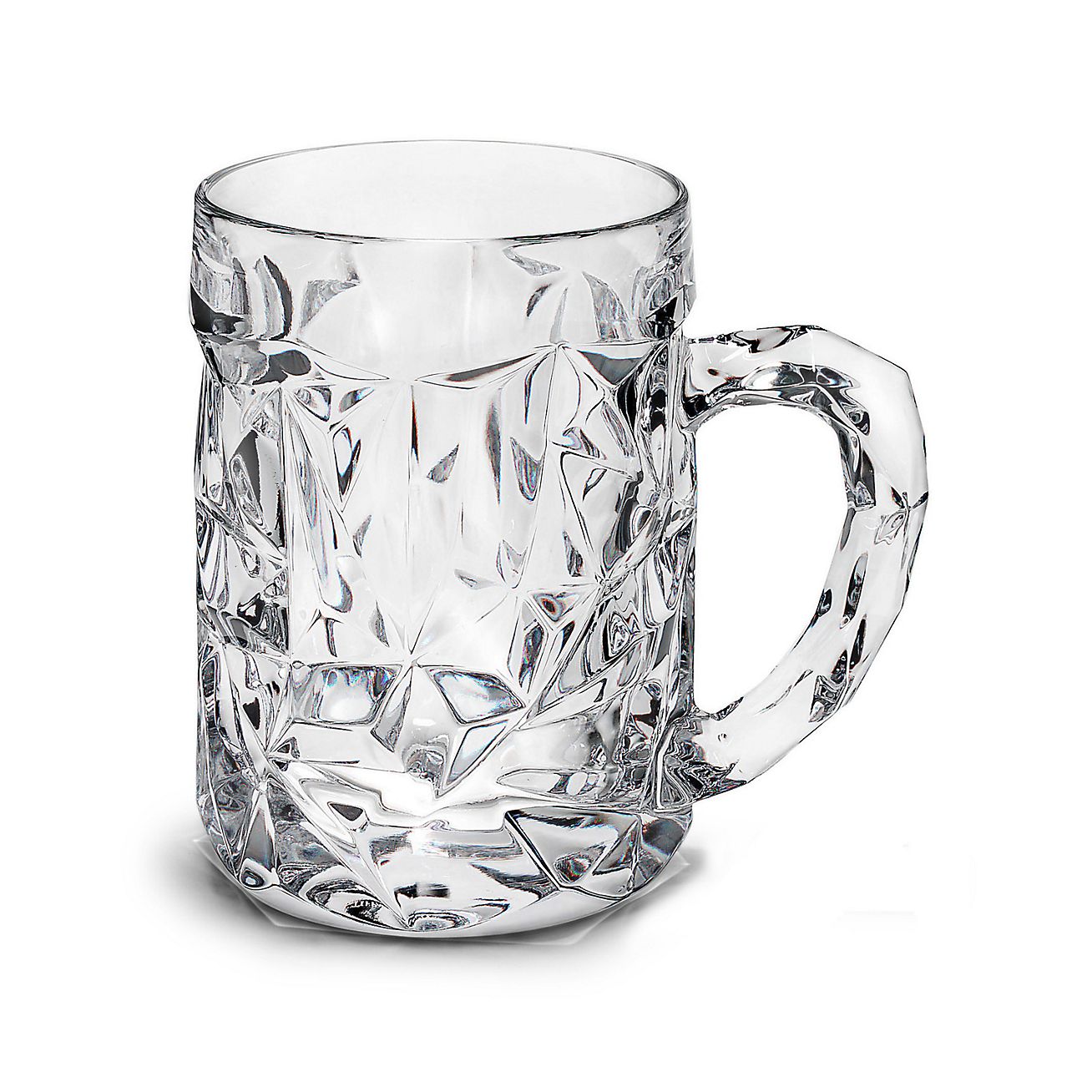 Rock Cut Beer Mug In Crystal Tiffany Co