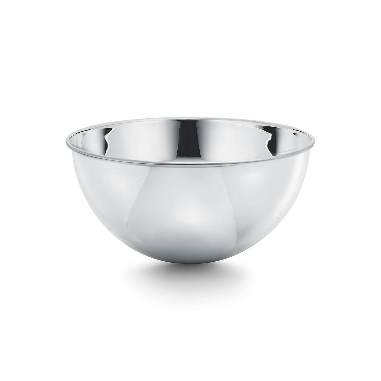 Round bowl in sterling silver, 7 
