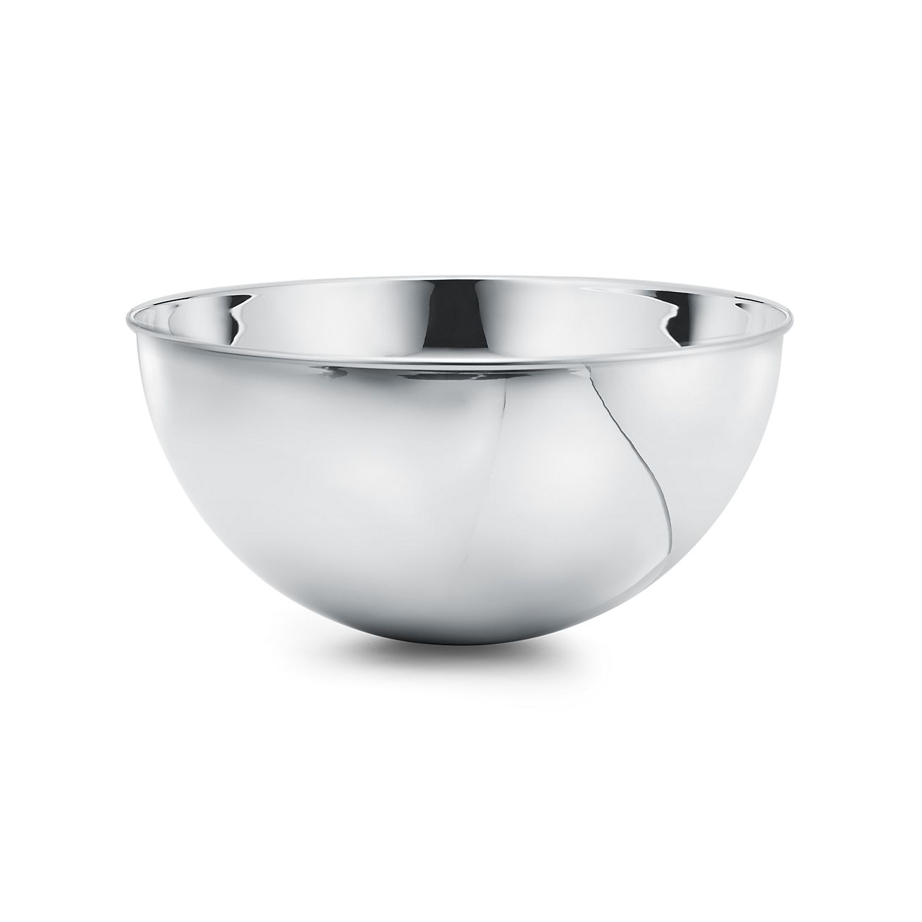 Round bowl in sterling silver, 9 