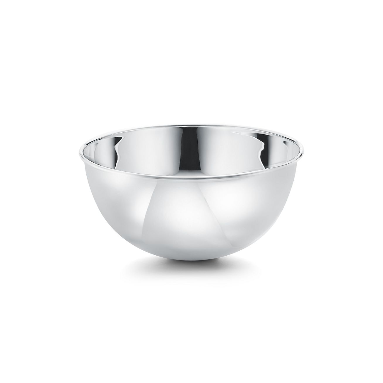Round bowl in sterling silver, 5 