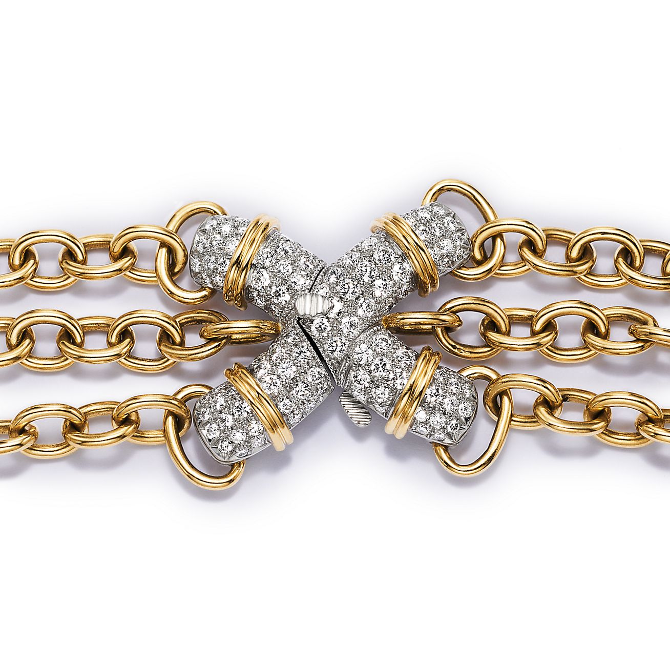 Schlumberger by Tiffany & Co.MC Collier à maillons en X