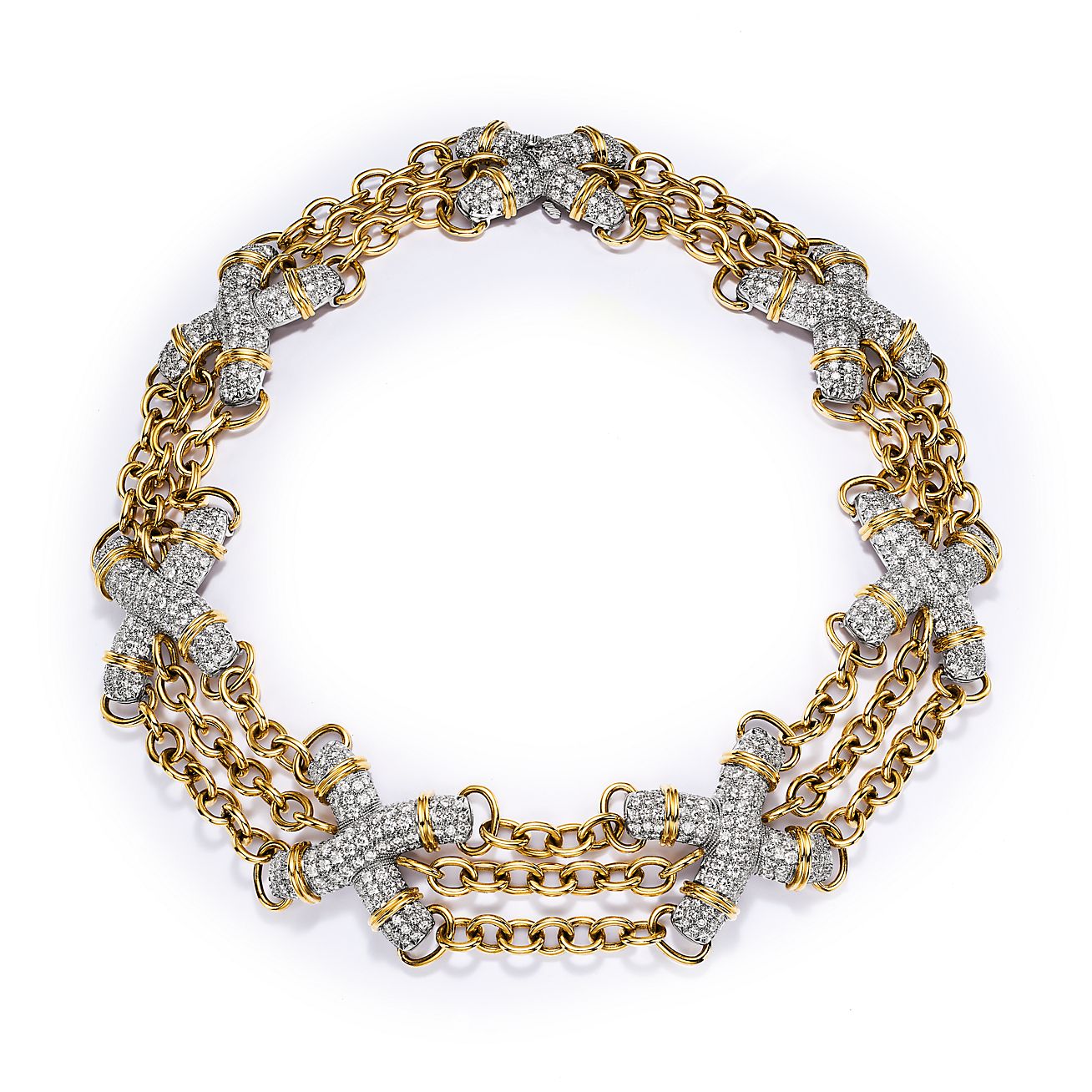 Schlumberger by Tiffany & Co.MC Collier à maillons en X