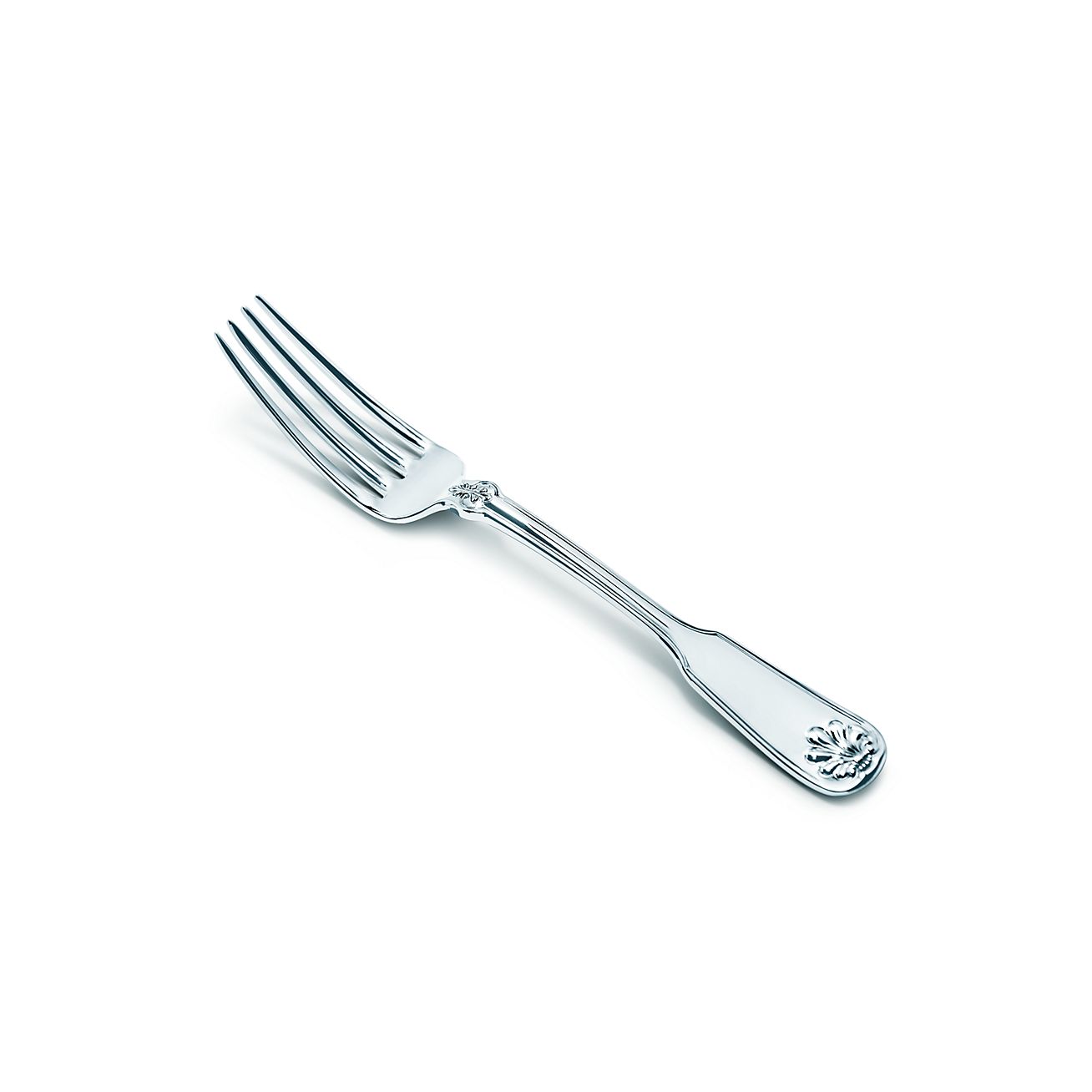 Shell & Thread dinner fork in sterling silver. | Tiffany & Co.