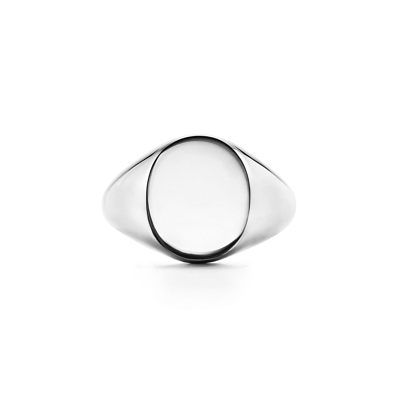 Silver signet sale ring tiffany