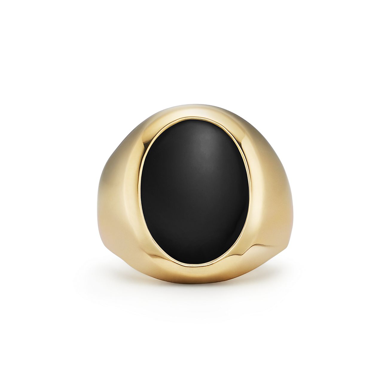 black onyx signet ring