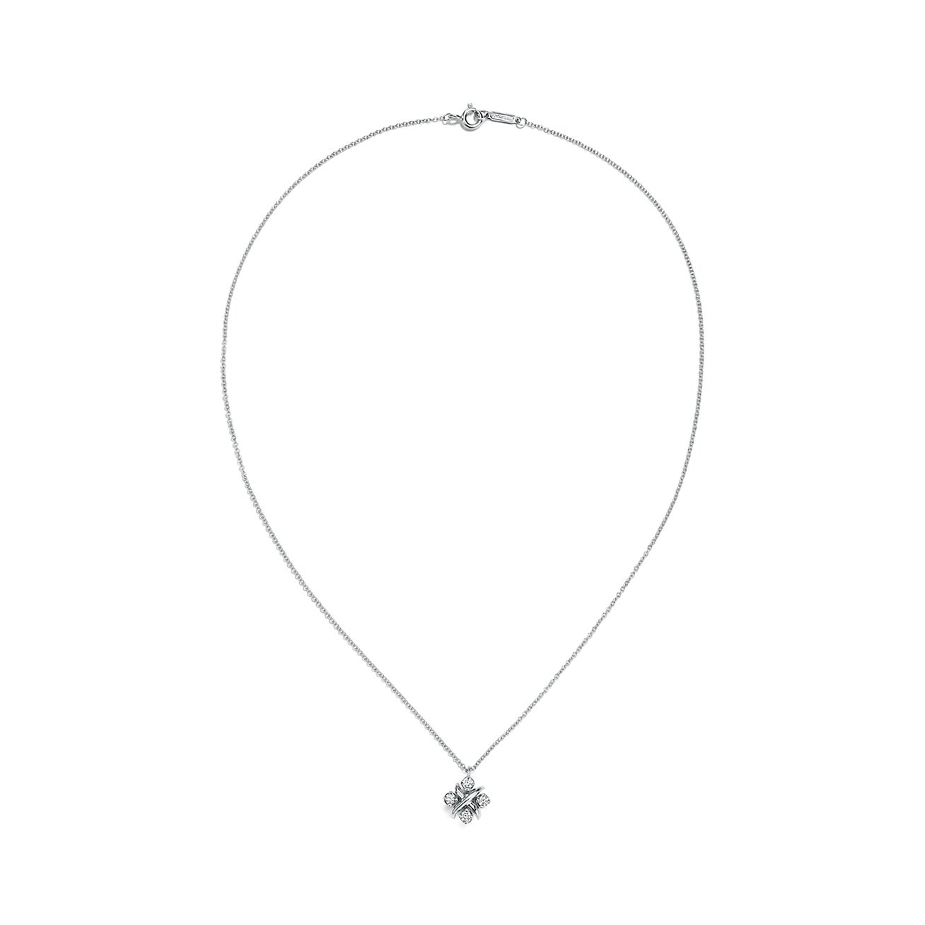 Sixteen Stone by Tiffany ペンダント ダイヤモンド プラチナ