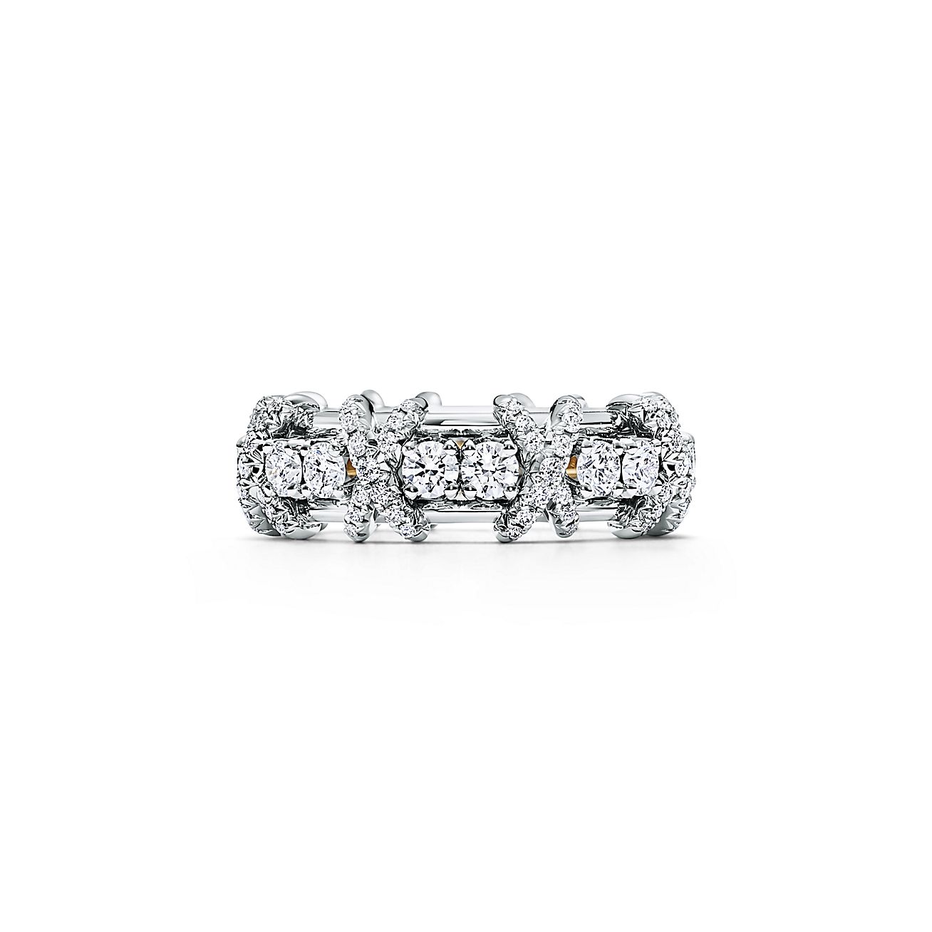 Sixteen Stone by Tiffany リング ダイヤモンド プラチナ | Tiffany & Co