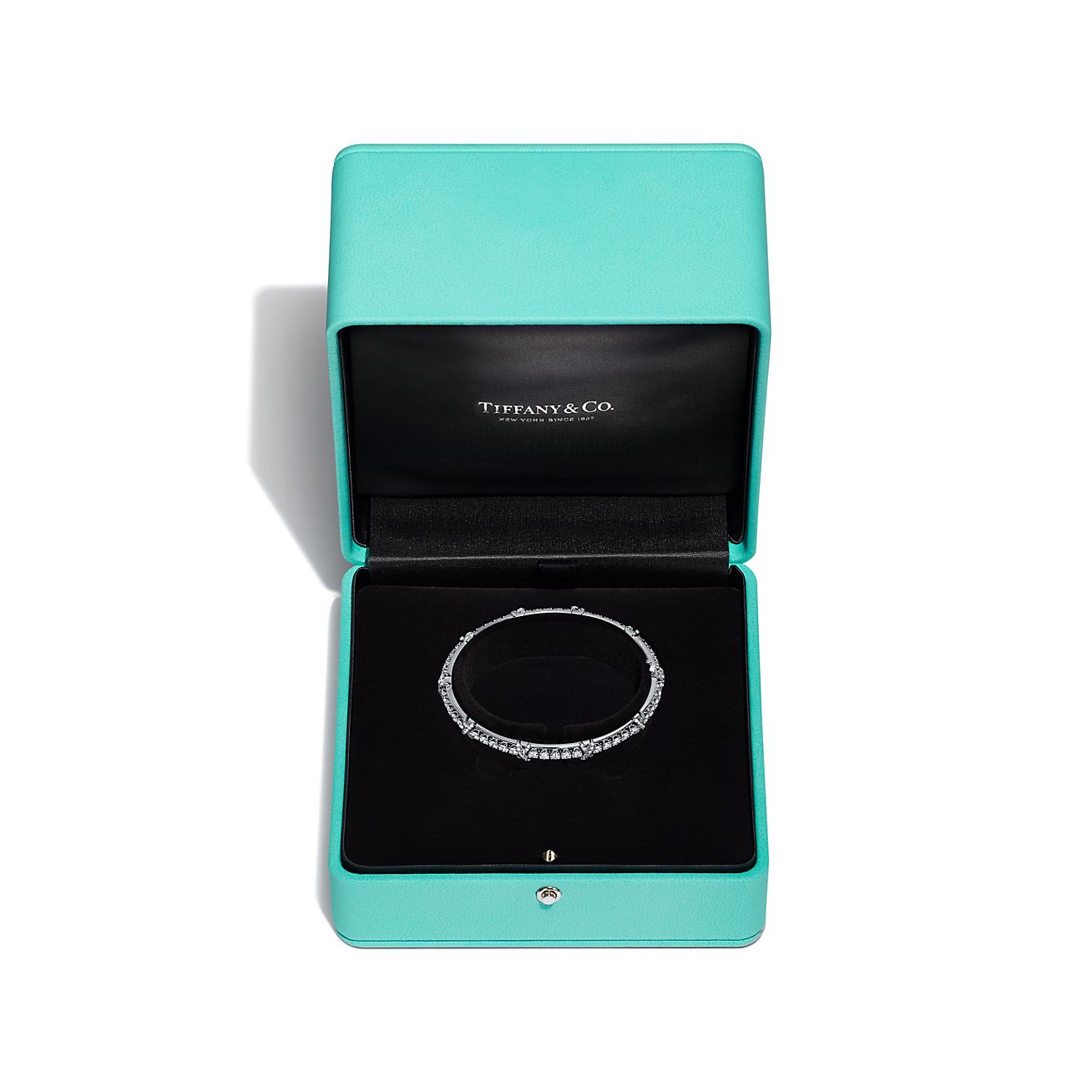 Sixteen Stone by Tiffany バングル ダイヤモンド プラチナ