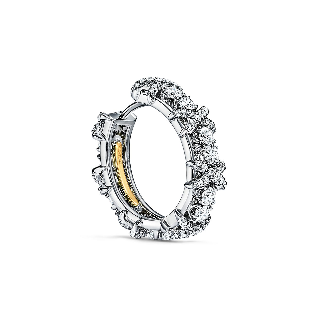 Tiffany オープン ダイアゴナル ピアス　希少 TIFFANY&Co. ティファニー キューブ ピアス シルバー レディース