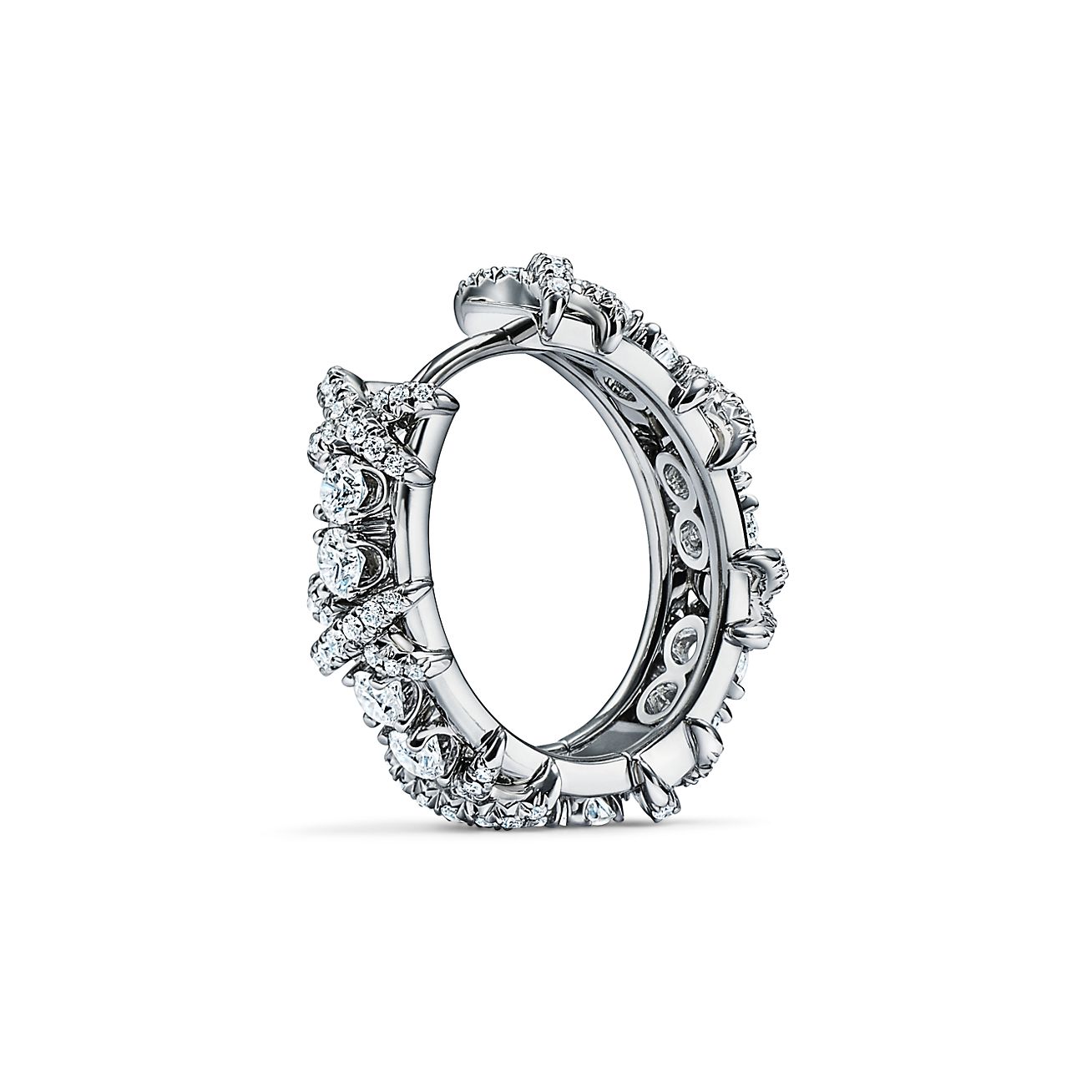 ワルン　【プラチナ台ピアス】　ダイヤモンド⭐︎サファイア サファイア ダイヤモンドピアス SA 1.34ct D 0.88ct K18WG