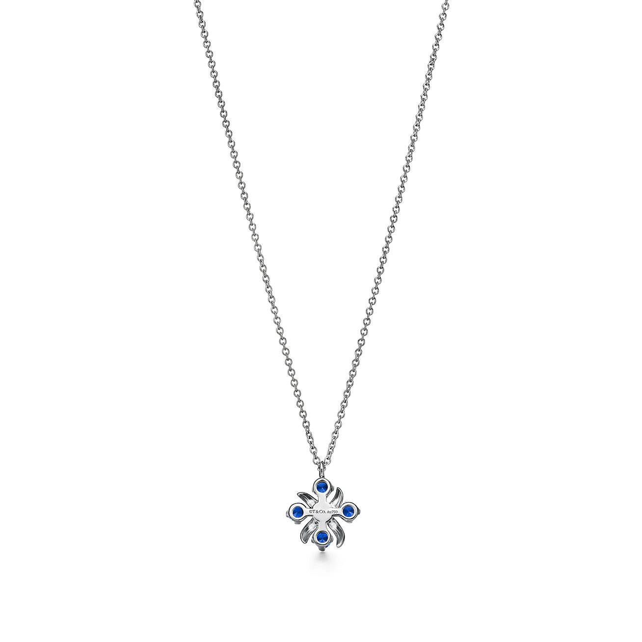 アクセサリー sapphire pendant Sixteen Stone by Tiffany Pendant in Platinum with Sapphires