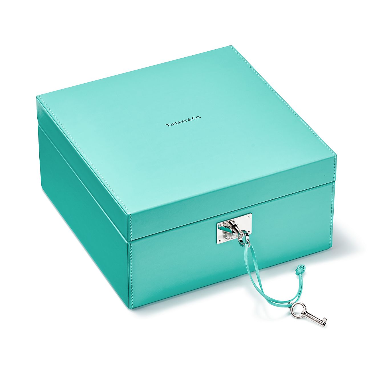 Small jewelry box in Tiffany Blue® leather. | Tiffany & Co.