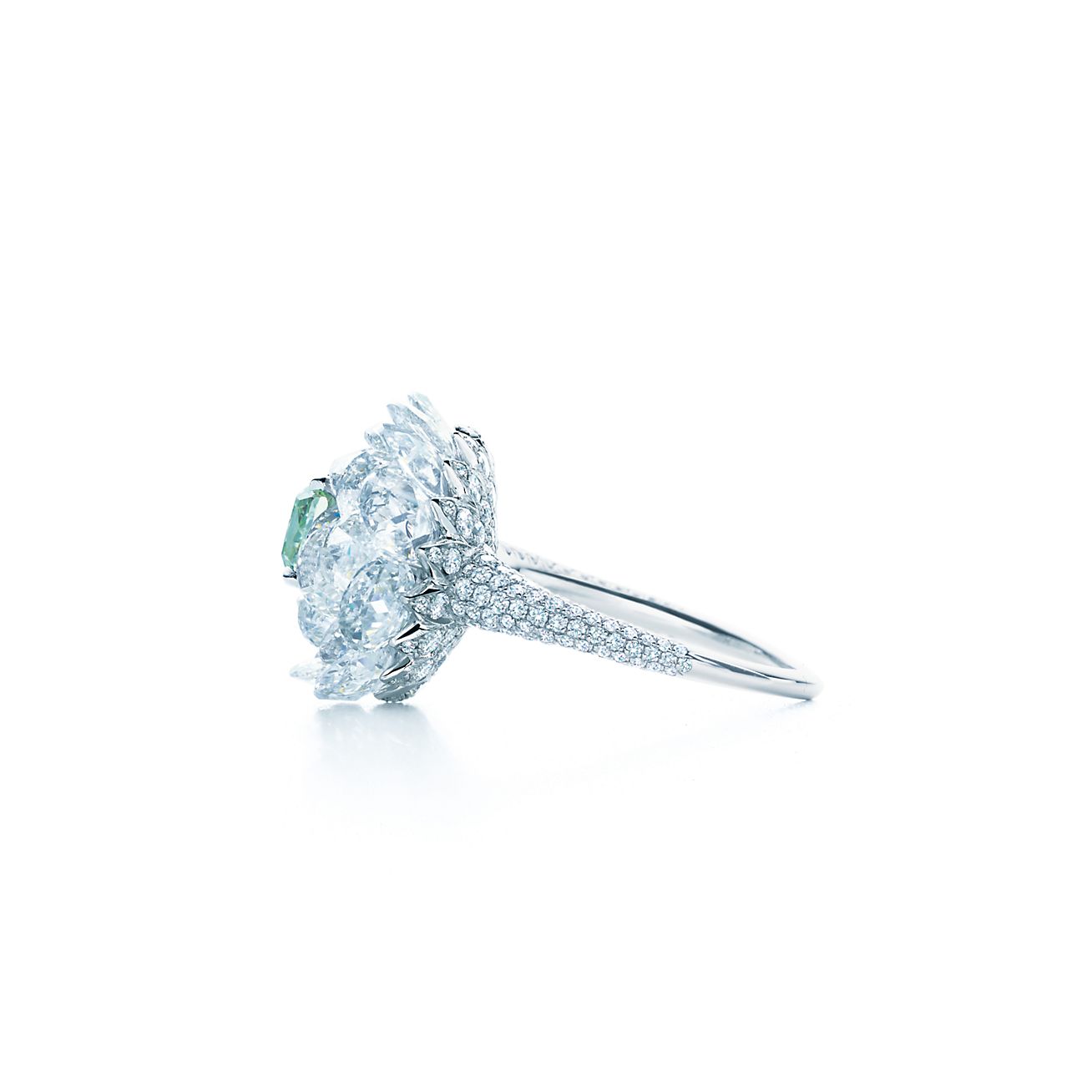 Anillo diamante online verde