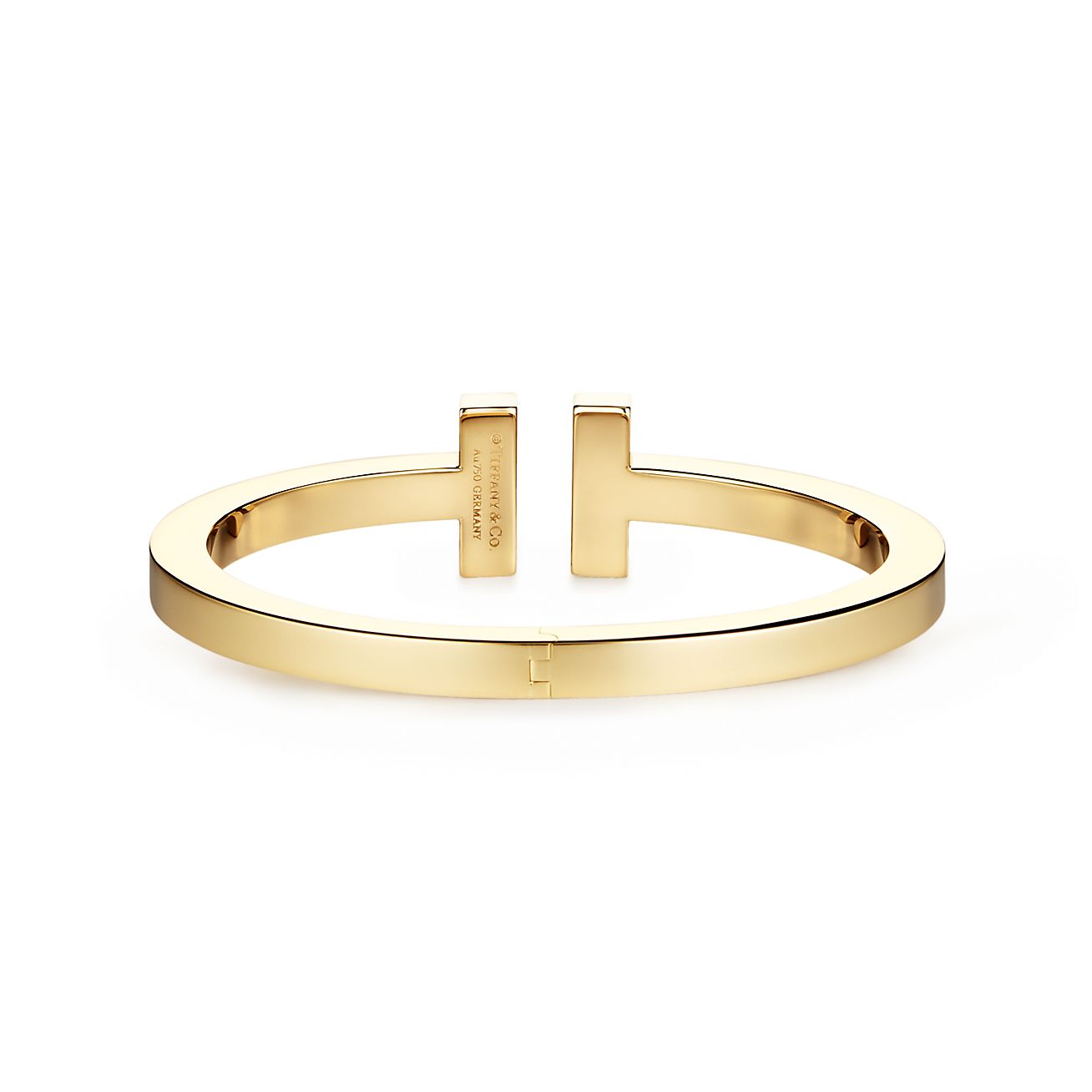 tiffany t square bracelet gold