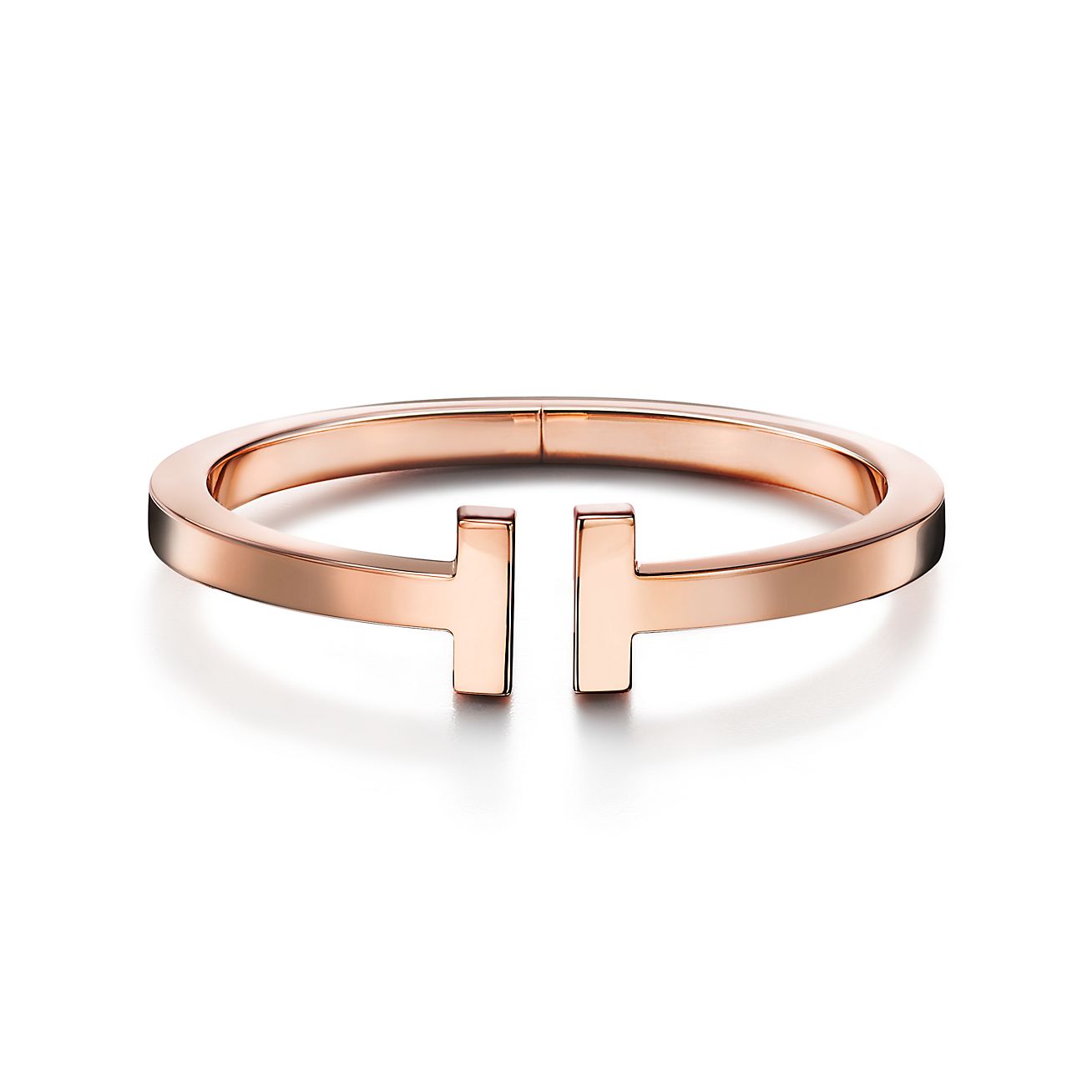 ティファニー T スクエア ブレスレット（ラージ）18K ローズゴールド | Tiffany & Co.