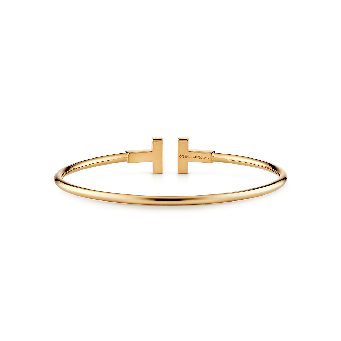ティファニー T ワイヤー ブレスレット イエローゴールド | Tiffany & Co