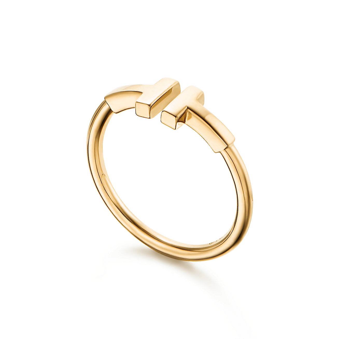 ティファニー T ワイヤー リング イエローゴールド | Tiffany & Co 