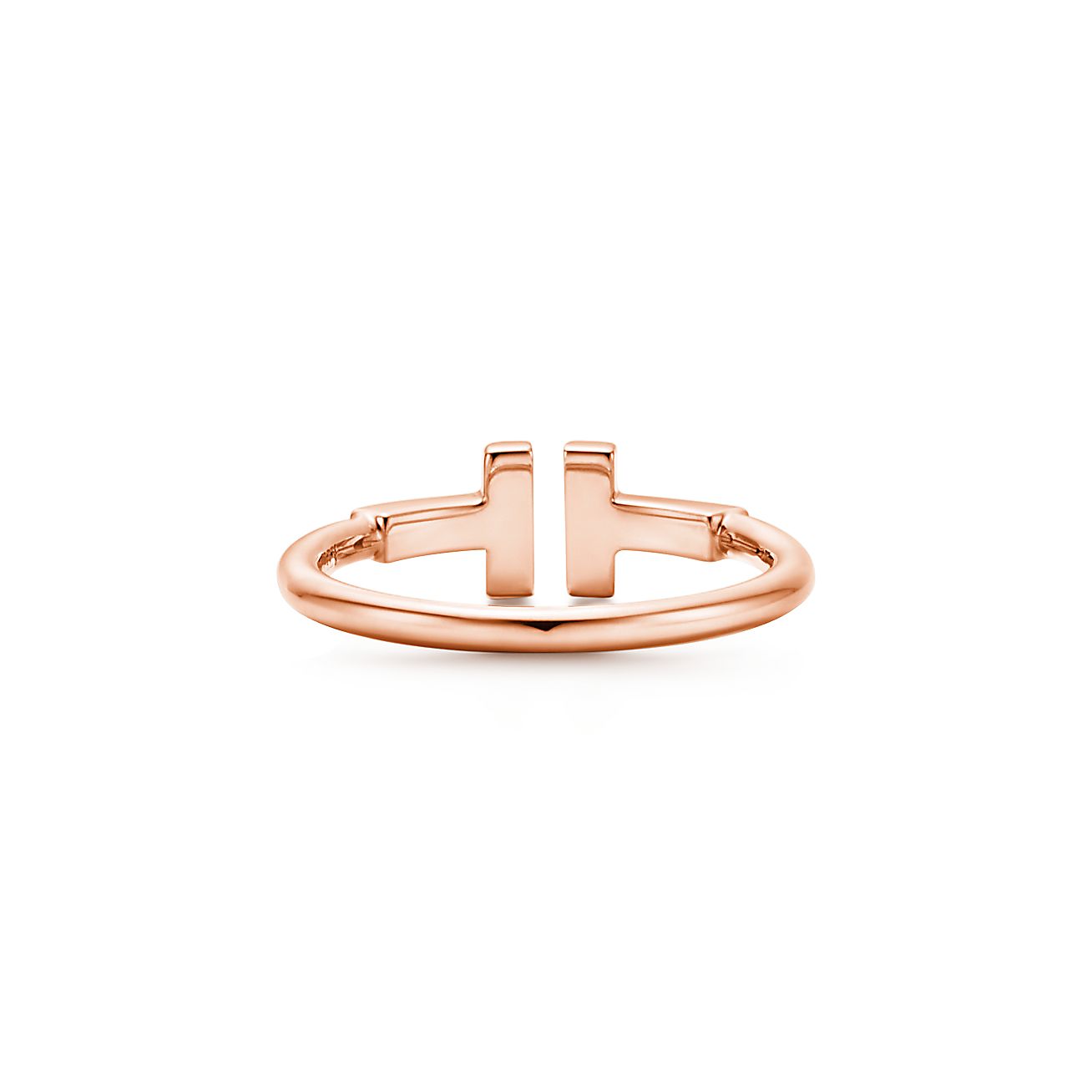 ティファニー T ワイヤー リング ローズゴールド | Tiffany & Co