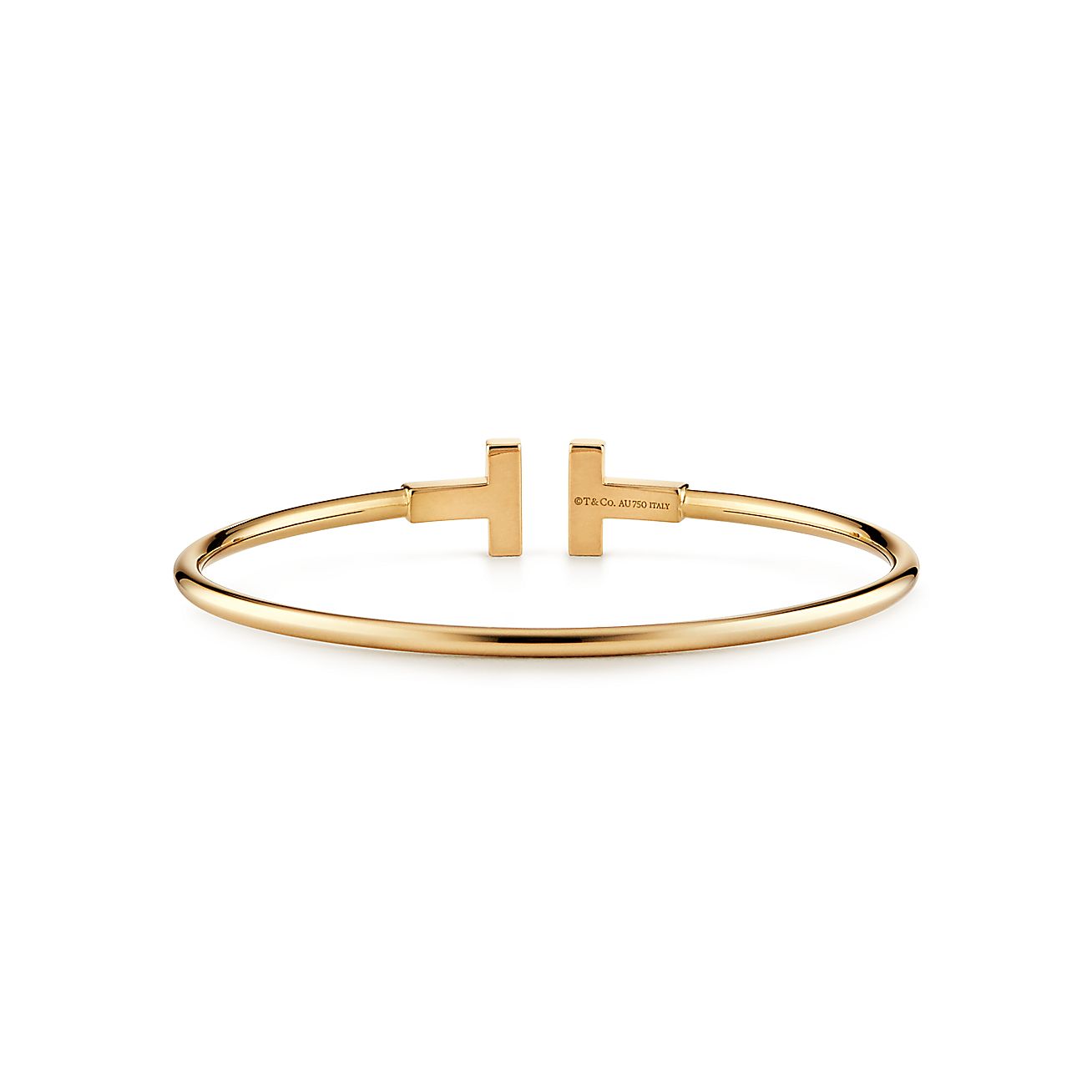 ティファニー T ワイヤー ブレスレット ミディアム 18k ゴールド Tiffany Co ティファニー T ワイヤー ブレスレット ミディアム 18k ゴールド Tiffany Co
