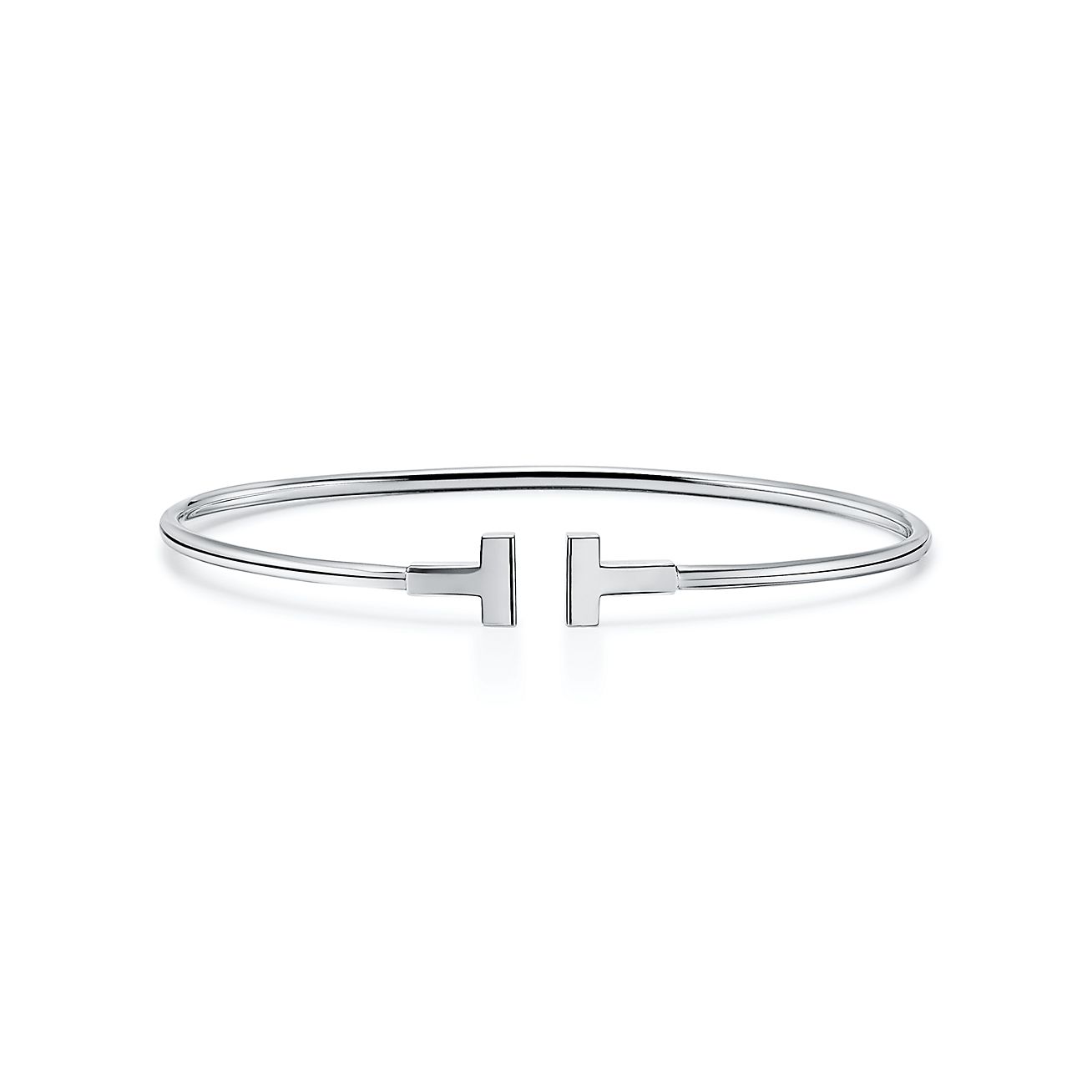 tiffany t bracelet white gold