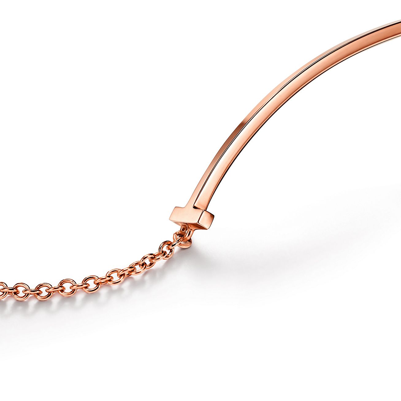 ティファニー T スマイル ブレスレット ローズゴールド | Tiffany & Co