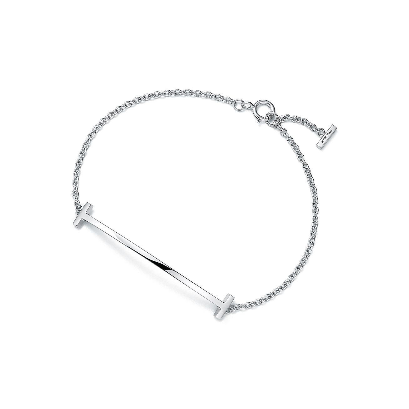 ティファニー T スマイル ブレスレット ホワイトゴールド Tiffany Co
