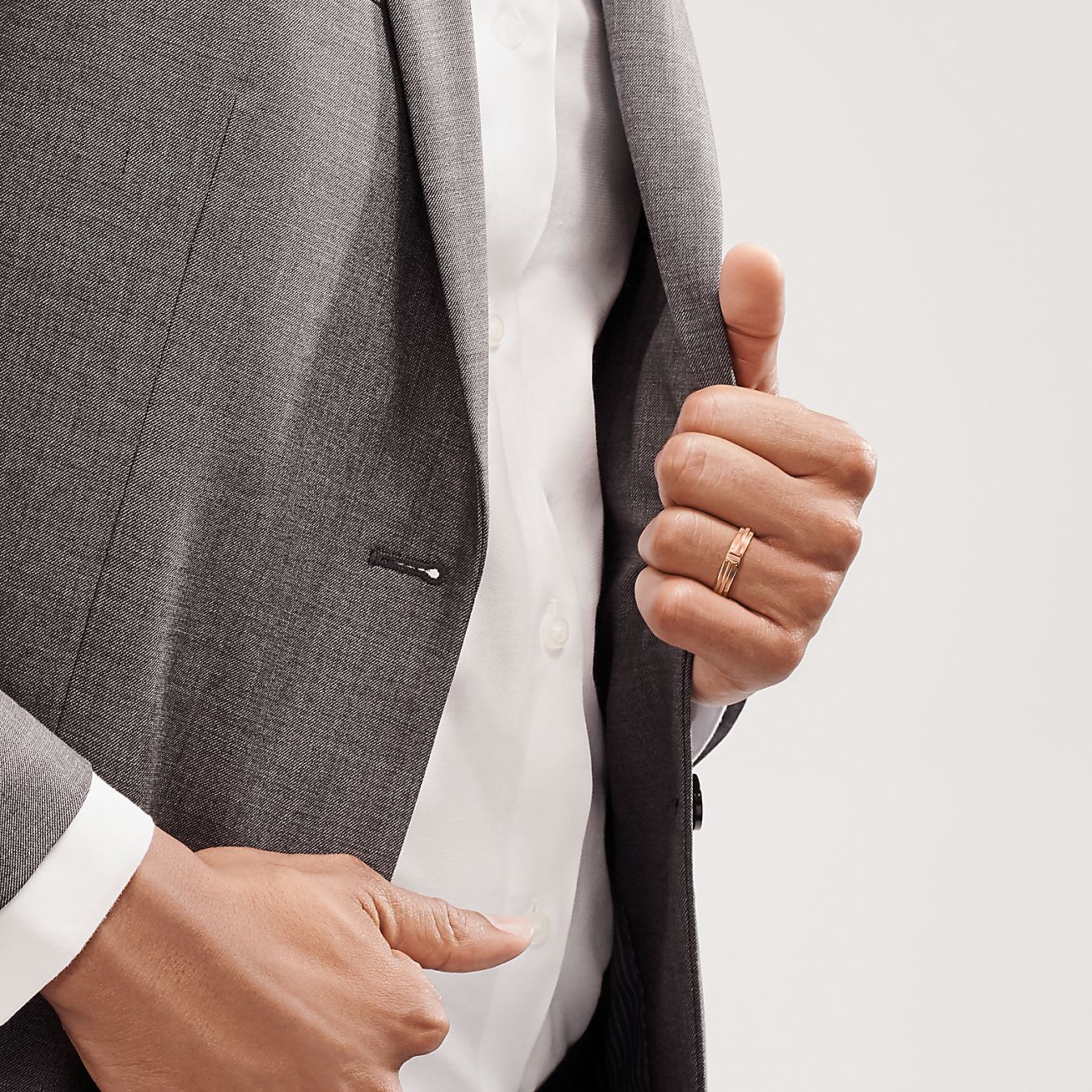 ティファニー Tトゥー ナロー リング（ティファニー T ナロー リング  