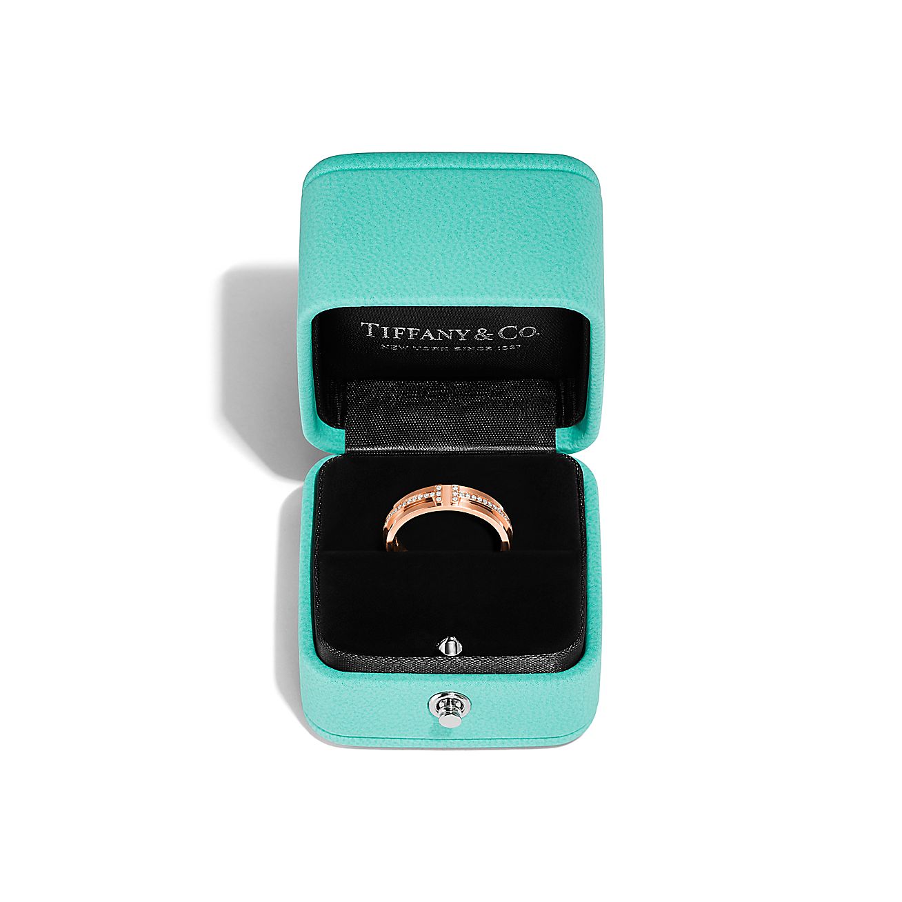 ティファニー T ナロー ダイヤモンド リング ローズゴールド | Tiffany 