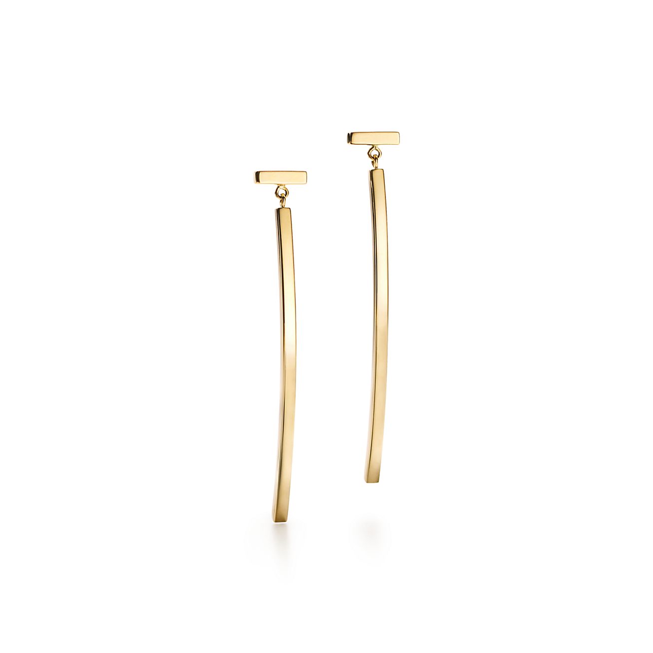 tiffany t earrings gold