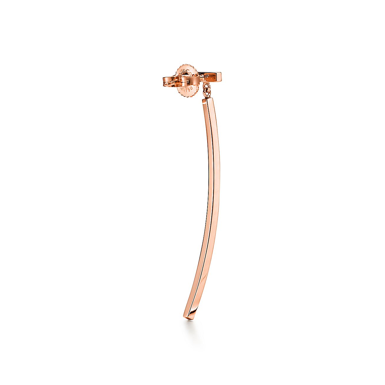 ティファニー T バー ピアス ローズゴールド | Tiffany & Co