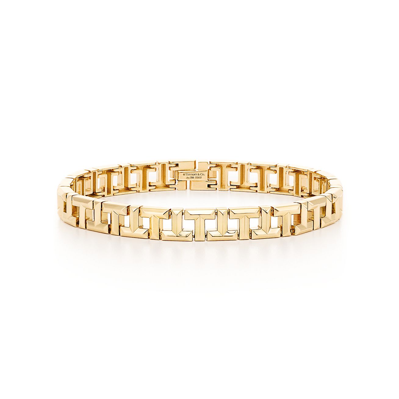 ティファニー T トゥルー ナロー ブレスレット ミディアム 18kゴールド Tiffany Co