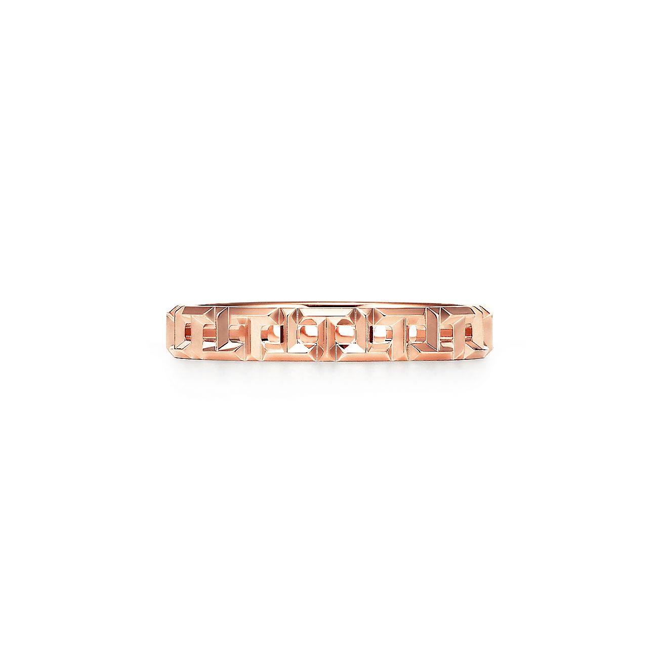 ティファニー T トゥルー ナロー リング 18K ローズゴールド | Tiffany 