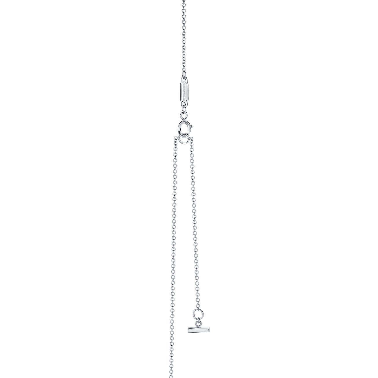 ティファニー T スマイル ペンダント ミニ ダイヤモンド 18k ホワイトゴールド Tiffany Co