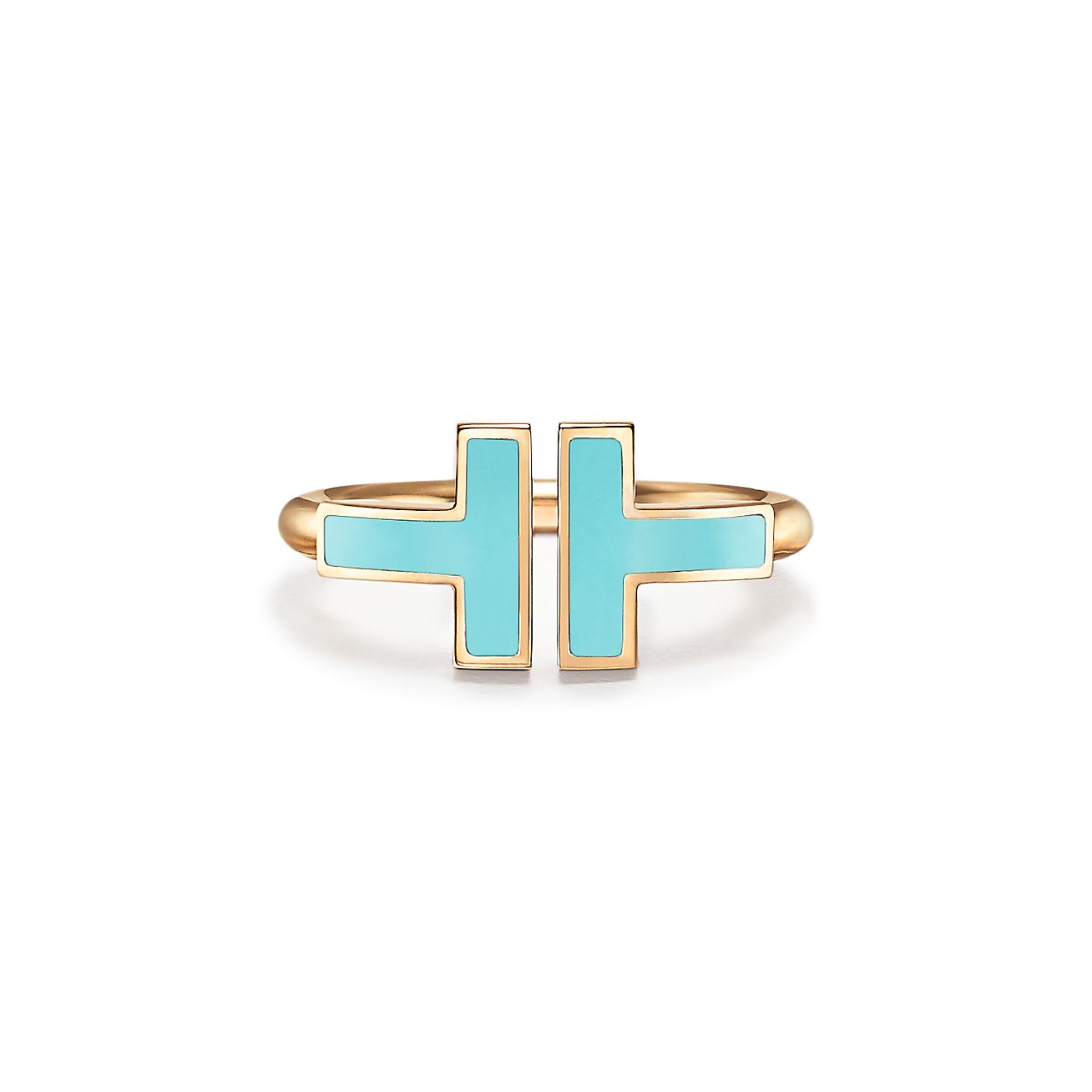 ティファニー T ターコイズ ワイヤー リング 18K ゴールド | Tiffany & Co.