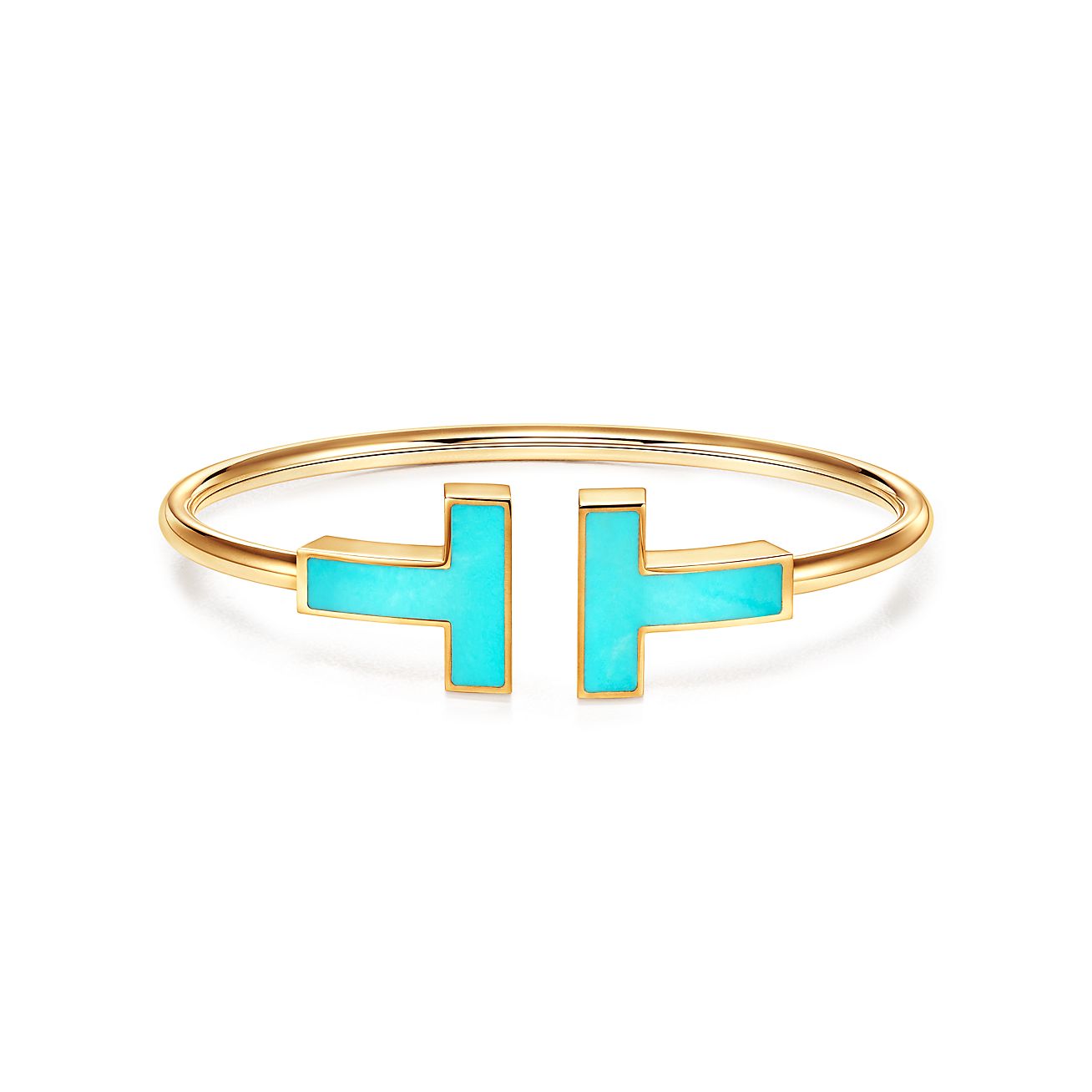 Tiffany　ティファニー T ワイヤーブレスレット 　18K ゴールド