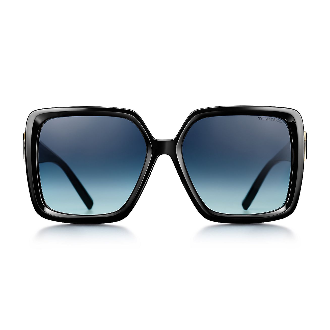ティファニー T サングラス ブラック アセテート ティファニー ブルー  