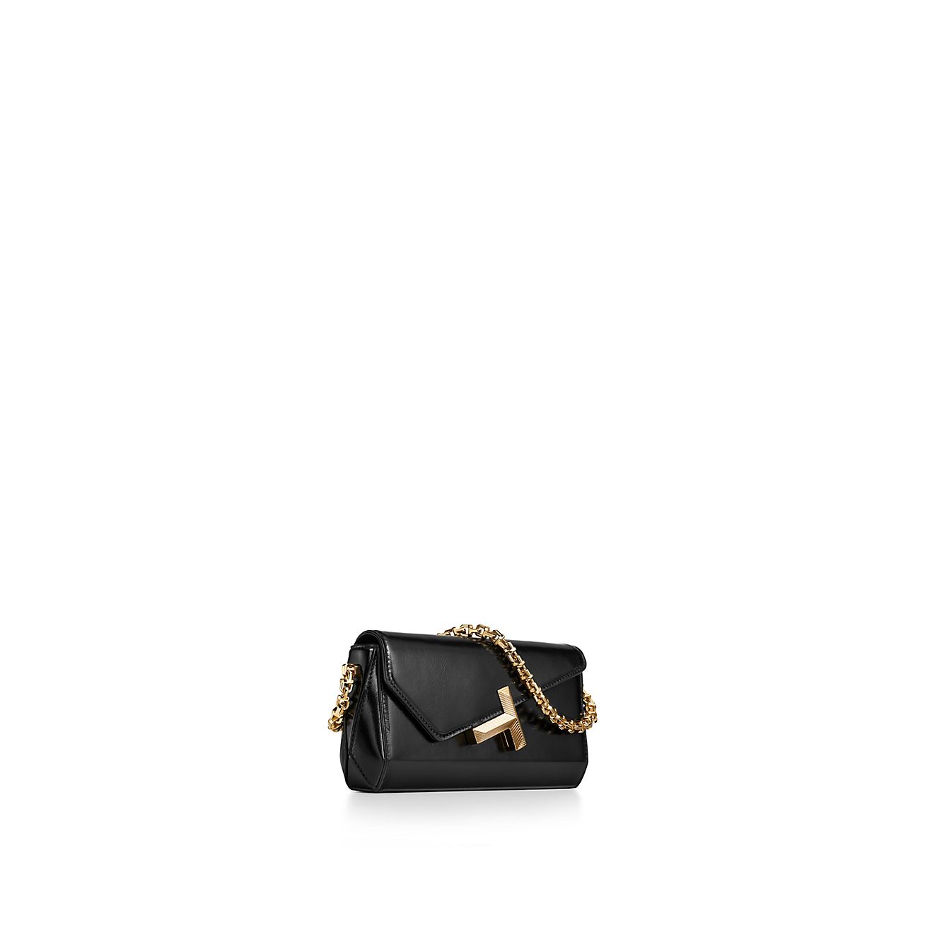 ティファニー T ミニ クラッチ ブラック レザー | Tiffany & Co.